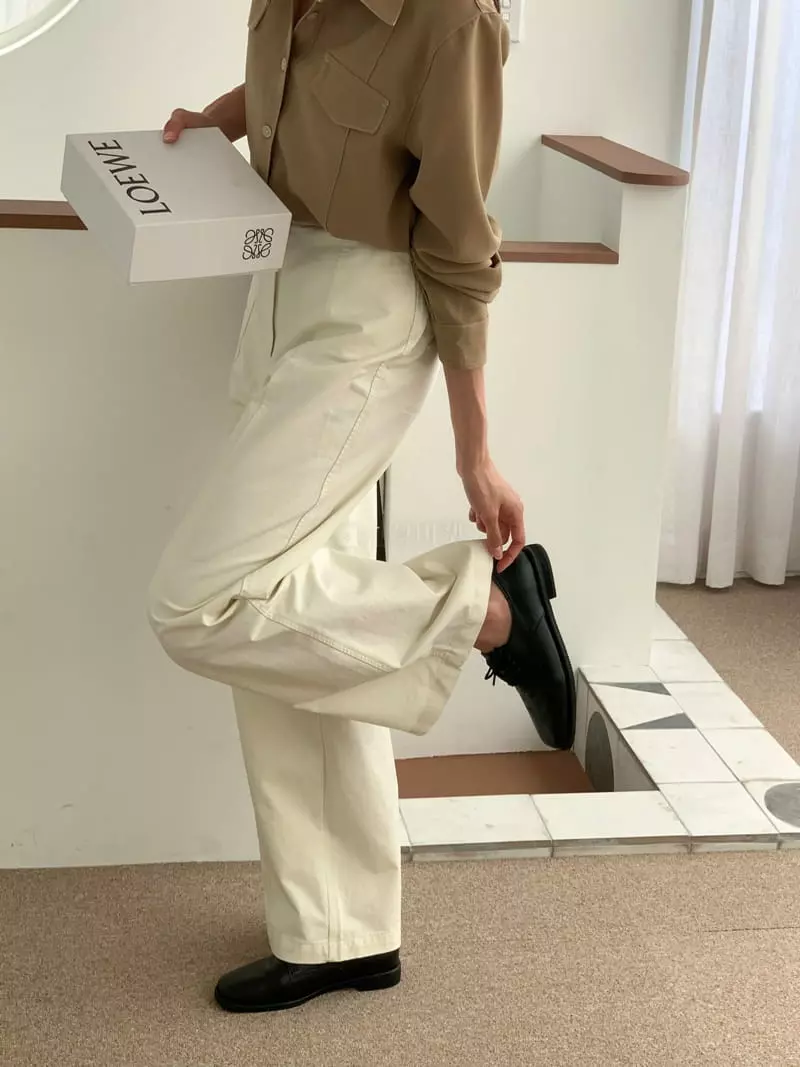 Fre - Korean Women Fashion - #romanticstyle - Lights Cargo Pants - 7