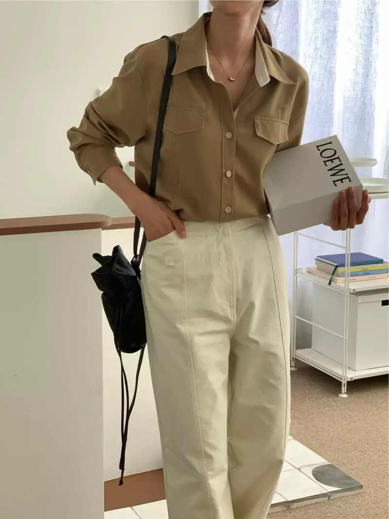 Fre - Korean Women Fashion - #shopsmall - Day Stitch Shirt - 7