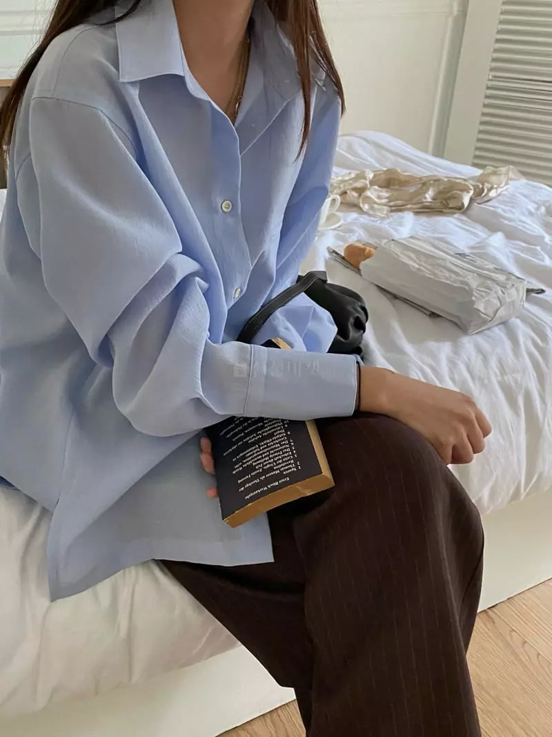 Fre - Korean Women Fashion - #thelittlethings - A Pocket Shirt - 5