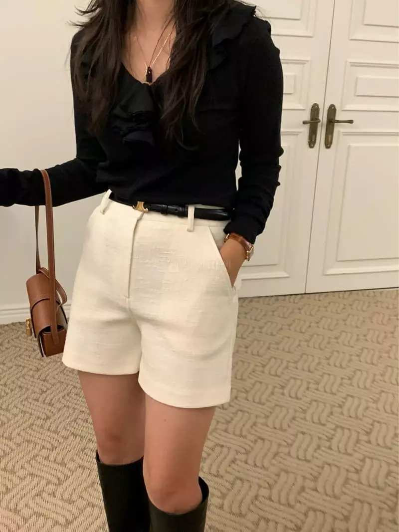 Fre - Korean Women Fashion - #womensfashion - Twid Pants - 2