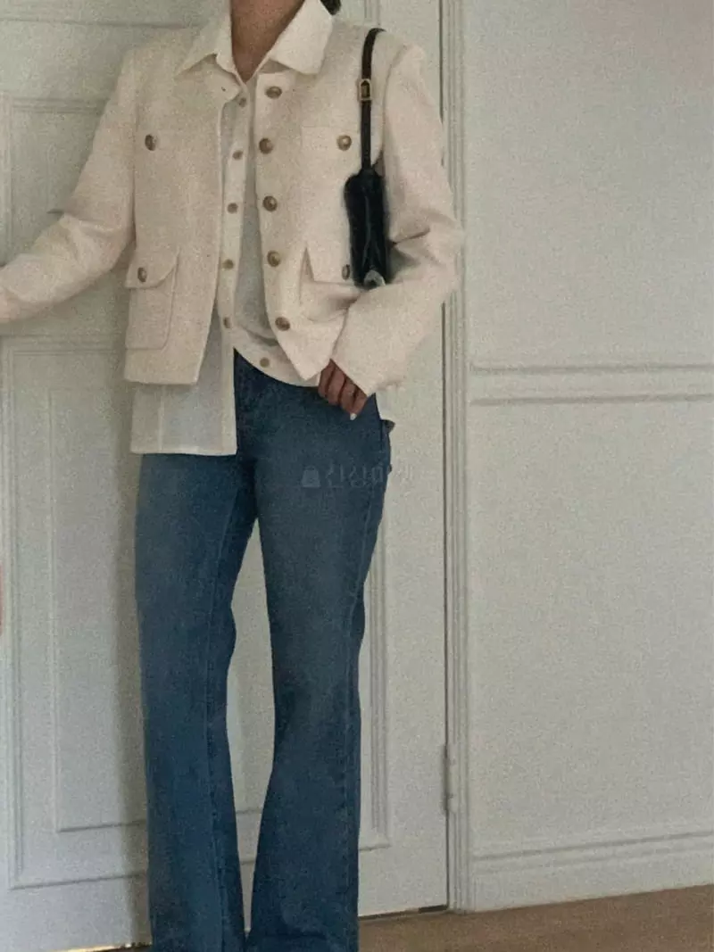 Fre - Korean Women Fashion - #womensfashion - Jene Twid Jacklet - 2