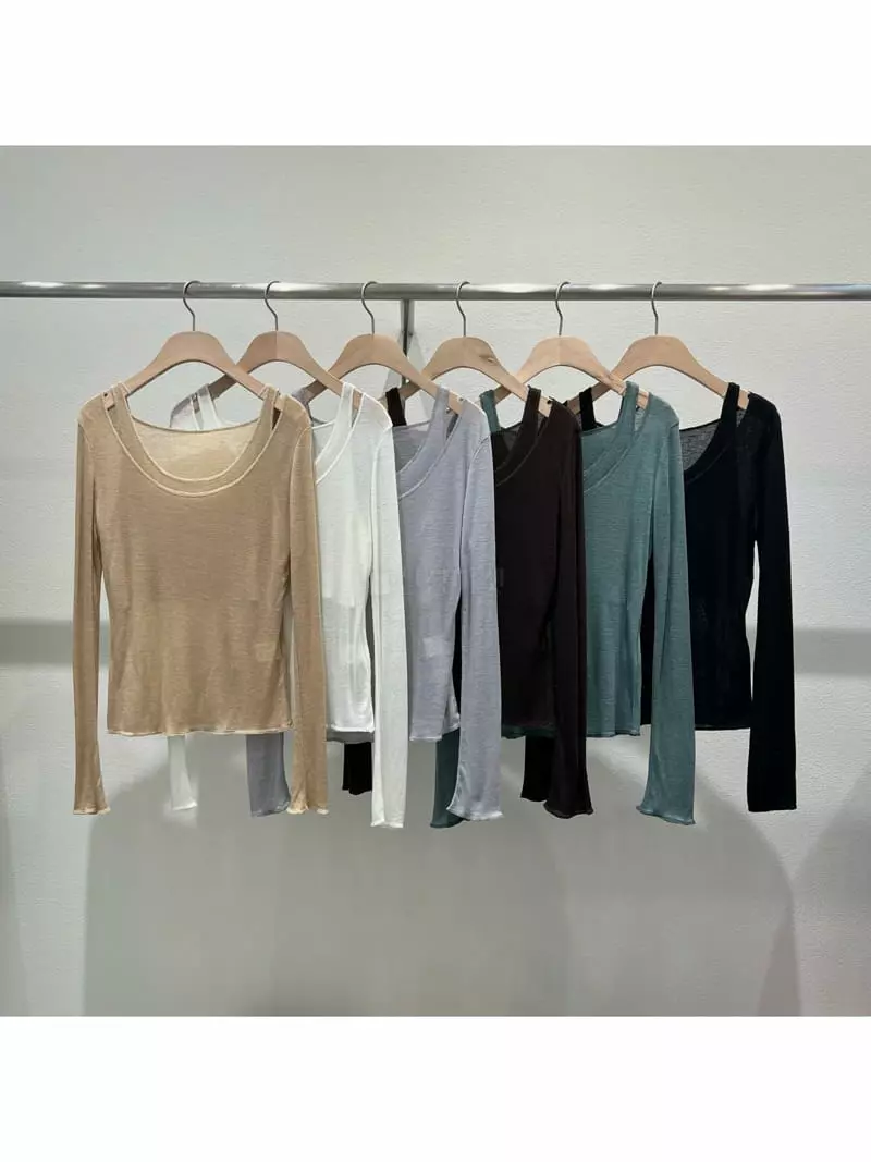 Fre - Korean Women Fashion - #womensfashion - Bliss Tencel Tee - 8