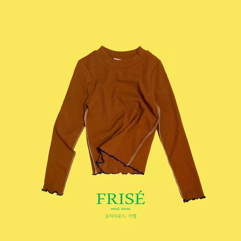Frise - Korean Children Fashion - #childrensboutique - Rib Round Tee