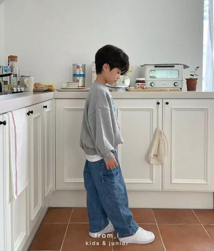 From I - Korean Children Fashion - #Kfashion4kids - Tennis Sweatshirt - 5