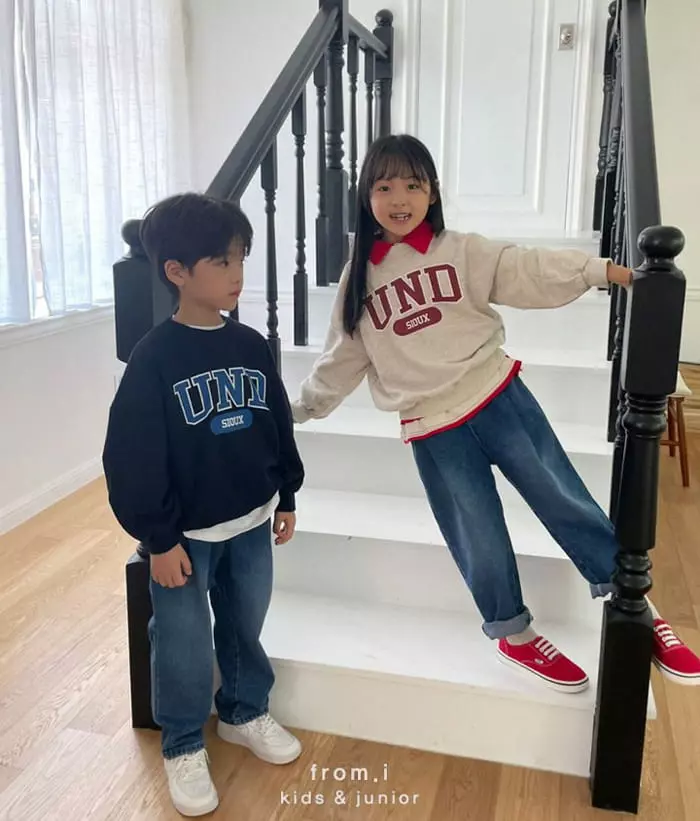 From I - Korean Children Fashion - #stylishchildhood - UND Sweatshirt - 4