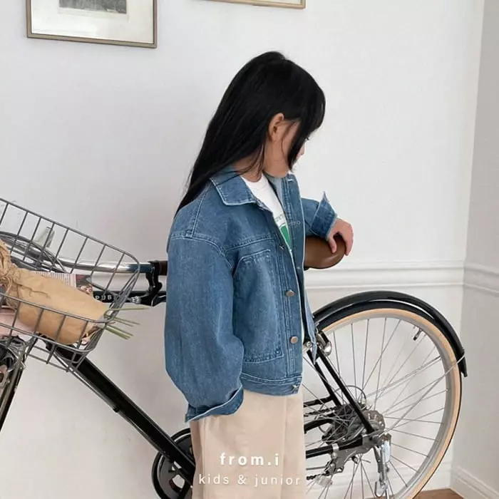 From I - Korean Children Fashion - #childofig - Denim Jacket - 11
