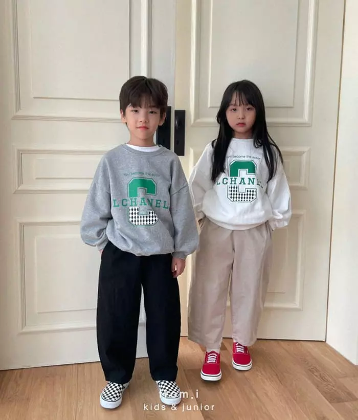 From I - Korean Children Fashion - #childofig - Channel Sweatshirt - 3