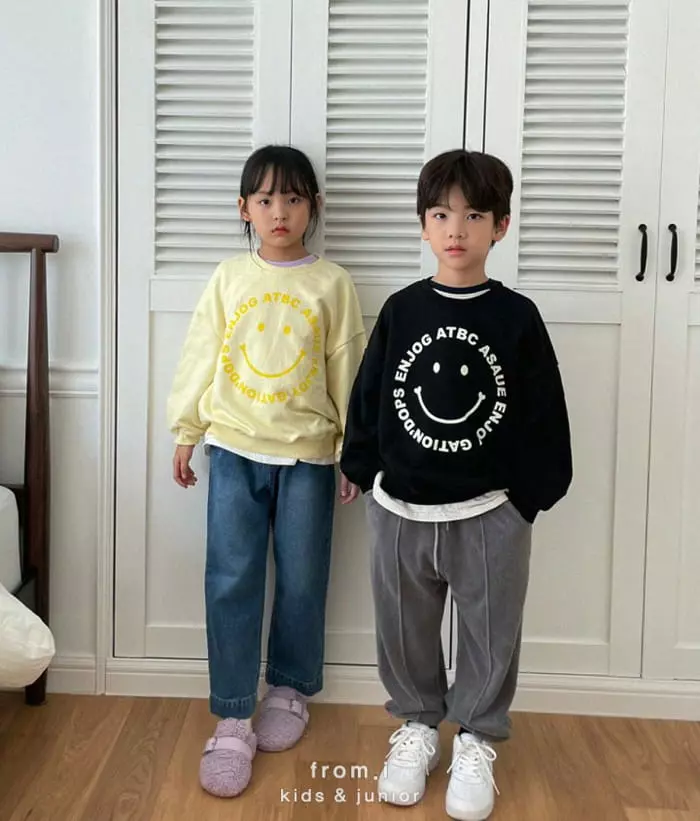 From I - Korean Children Fashion - #childrensboutique - Smile Sweatshirt - 2