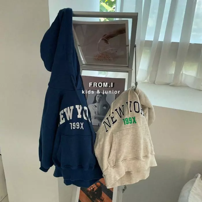 From I - Korean Children Fashion - #designkidswear - Newyork Hoody - 8