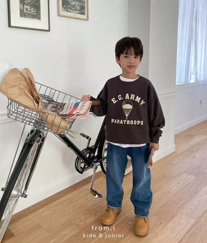 From I - Korean Children Fashion - #childrensboutique - One Tuck Jeans - 4