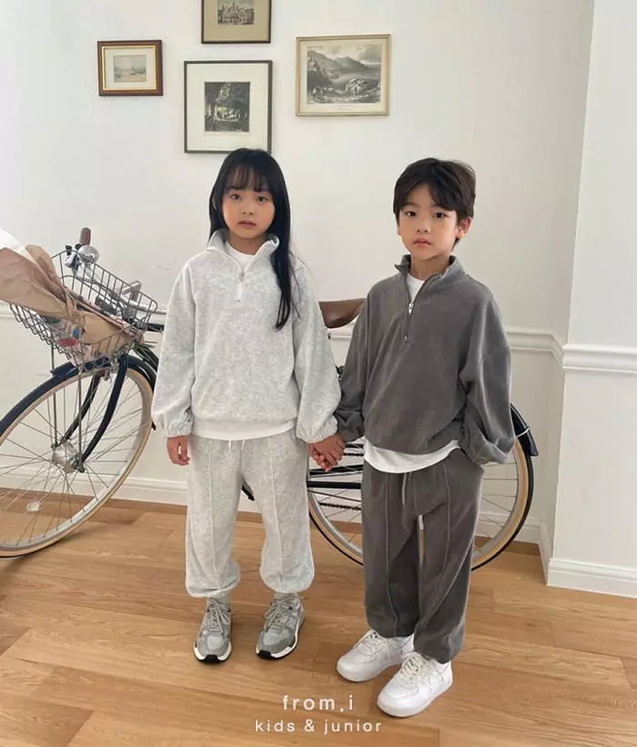 From I - Korean Children Fashion - #designkidswear - Terry Zip-up Sweatshirt - 2