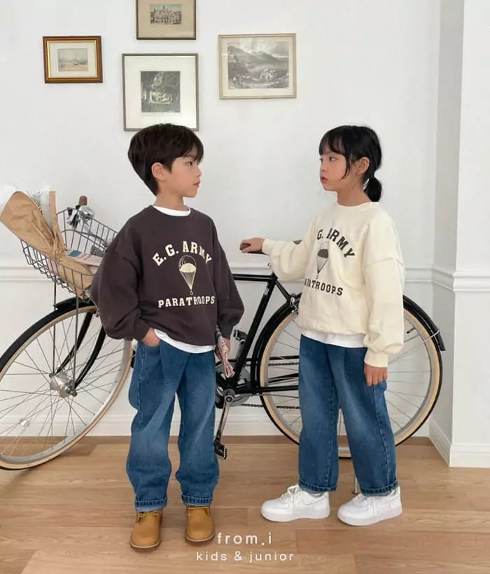 From I - Korean Children Fashion - #fashionkids - One Tuck Jeans - 6
