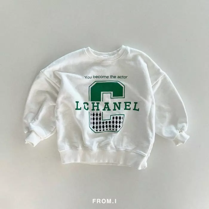 From I - Korean Children Fashion - #fashionkids - Channel Sweatshirt - 8