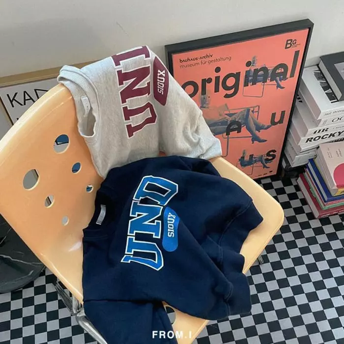 From I - Korean Children Fashion - #kidsshorts - UND Sweatshirt - 9