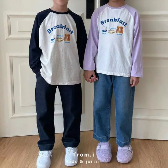 From I - Korean Children Fashion - #kidsshorts - Breakfast Tee - 8