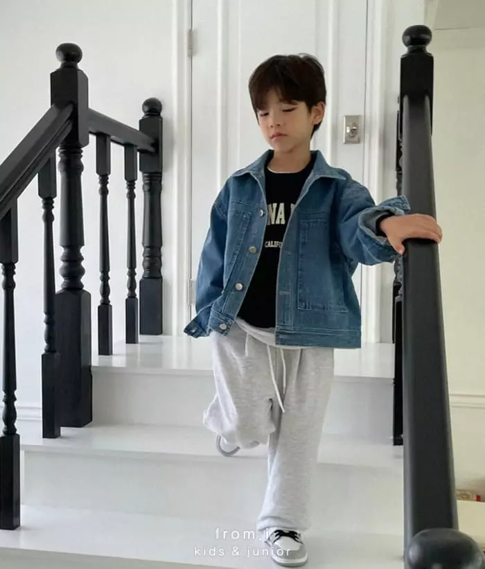 From I - Korean Children Fashion - #kidsshorts - Denim Jacket - 3