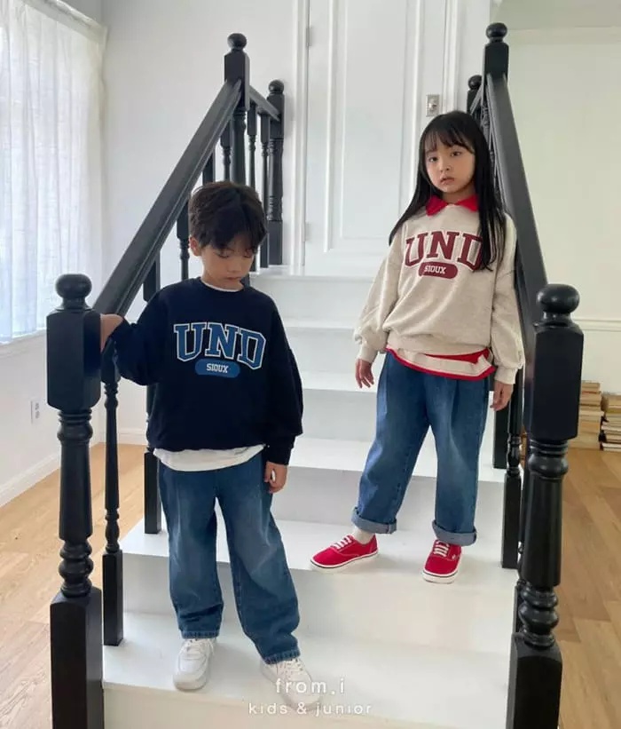 From I - Korean Children Fashion - #kidsstore - One Tuck Jeans - 8