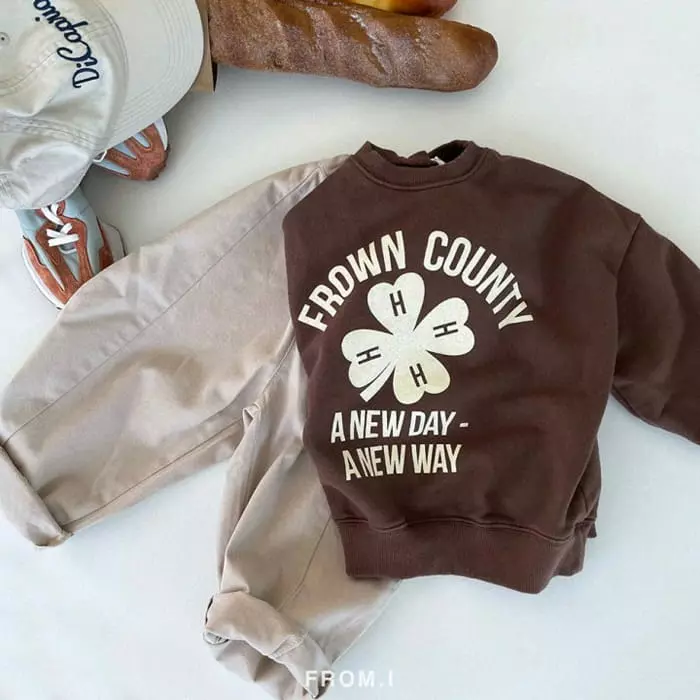 From I - Korean Children Fashion - #kidsstore - Clover Sweatshirt - 12