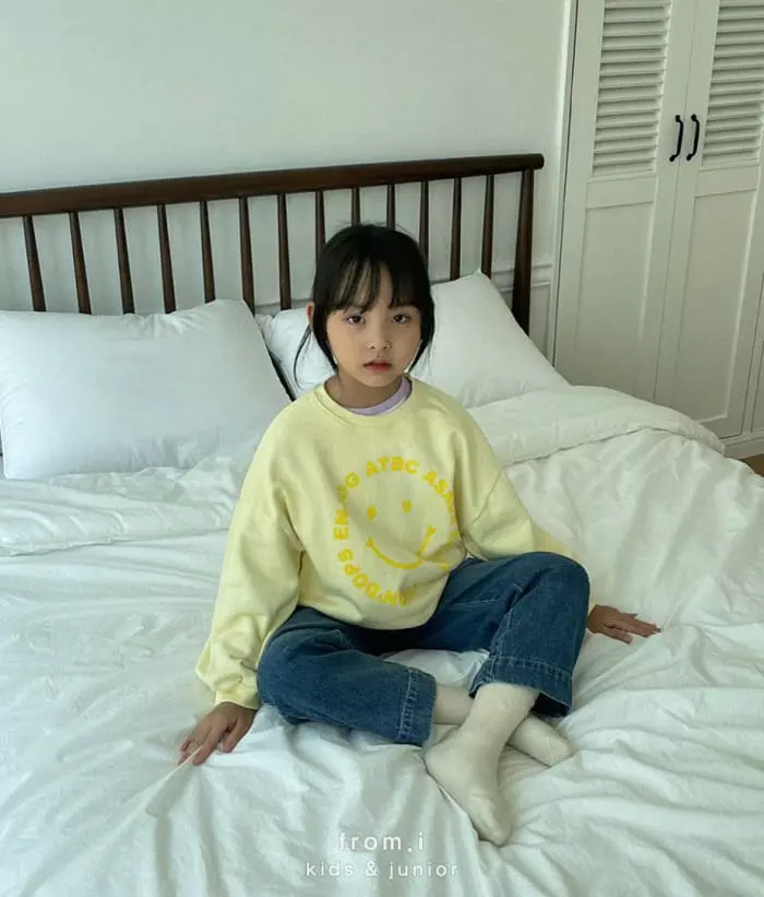 From I - Korean Children Fashion - #kidzfashiontrend - Smile Sweatshirt - 8
