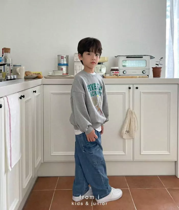 From I - Korean Children Fashion - #littlefashionista - Tennis Sweatshirt - 6
