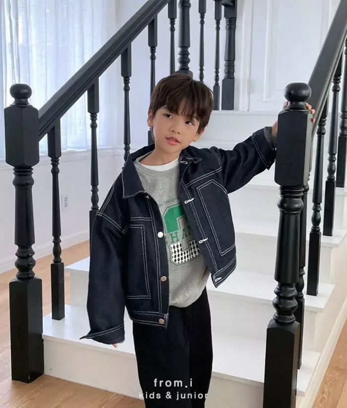 From I - Korean Children Fashion - #magicofchildhood - Denim Jacket - 8