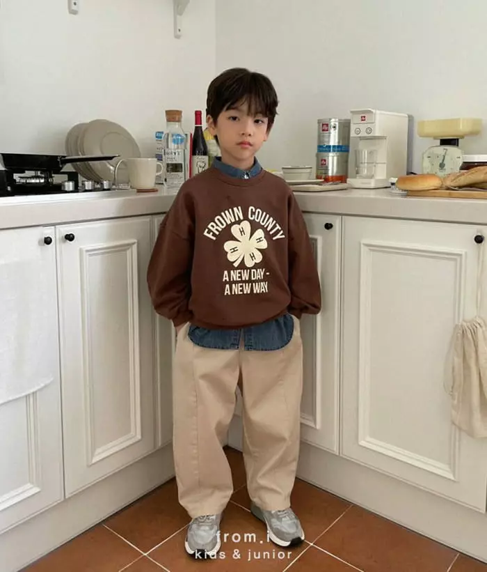 From I - Korean Children Fashion - #magicofchildhood - Curved Pants - 3