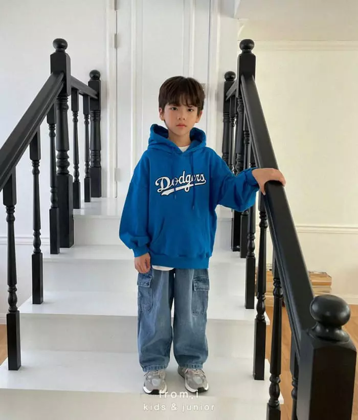 From I - Korean Children Fashion - #minifashionista - Dadgers Hoody - 3