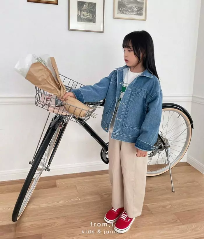 From I - Korean Children Fashion - #minifashionista - Denim Jacket - 9
