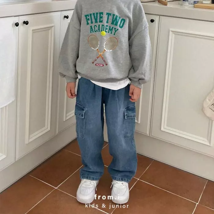 From I - Korean Children Fashion - #minifashionista - Tennis Sweatshirt - 8