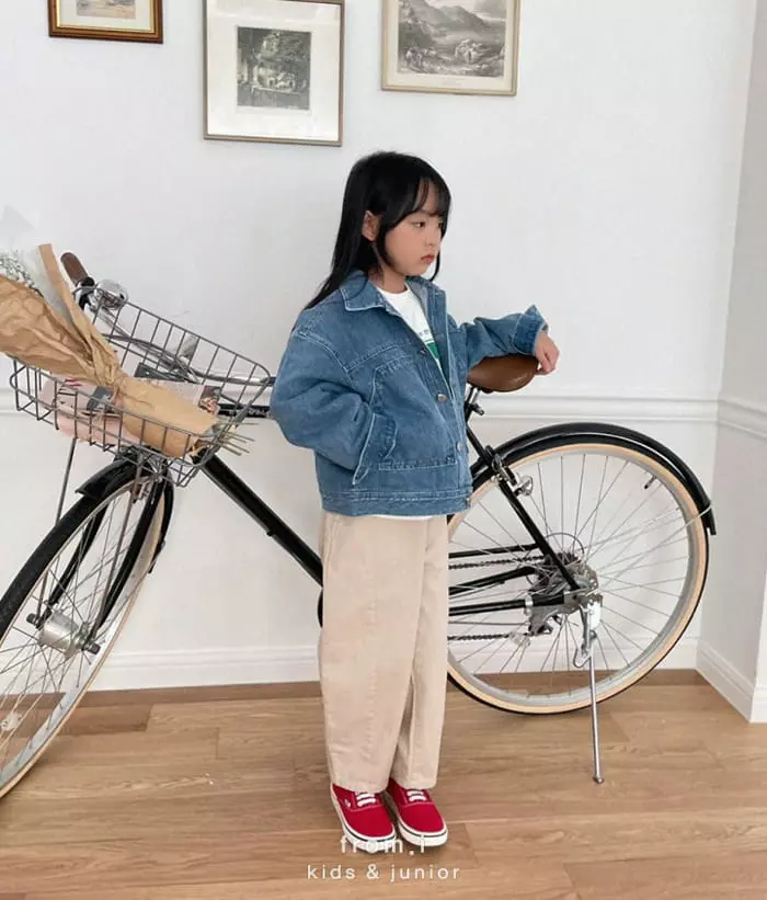 From I - Korean Children Fashion - #prettylittlegirls - Denim Jacket - 10