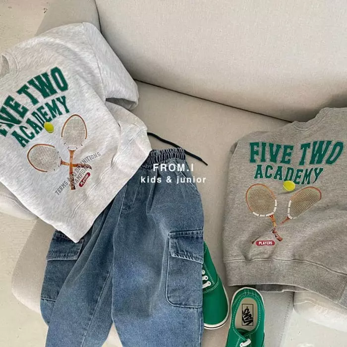From I - Korean Children Fashion - #prettylittlegirls - Tennis Sweatshirt - 9