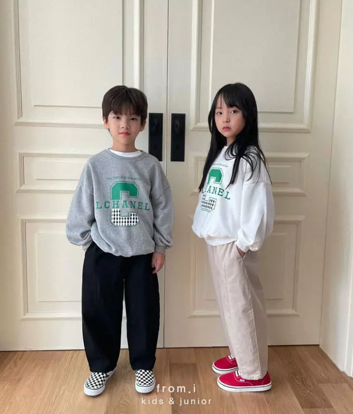 From I - Korean Children Fashion - #prettylittlegirls - Curved Pants - 5
