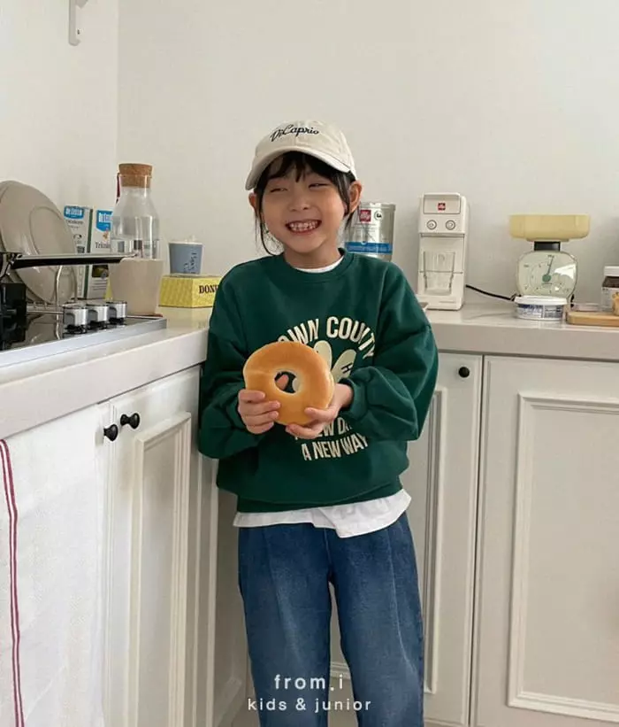 From I - Korean Children Fashion - #minifashionista - Clover Sweatshirt - 4