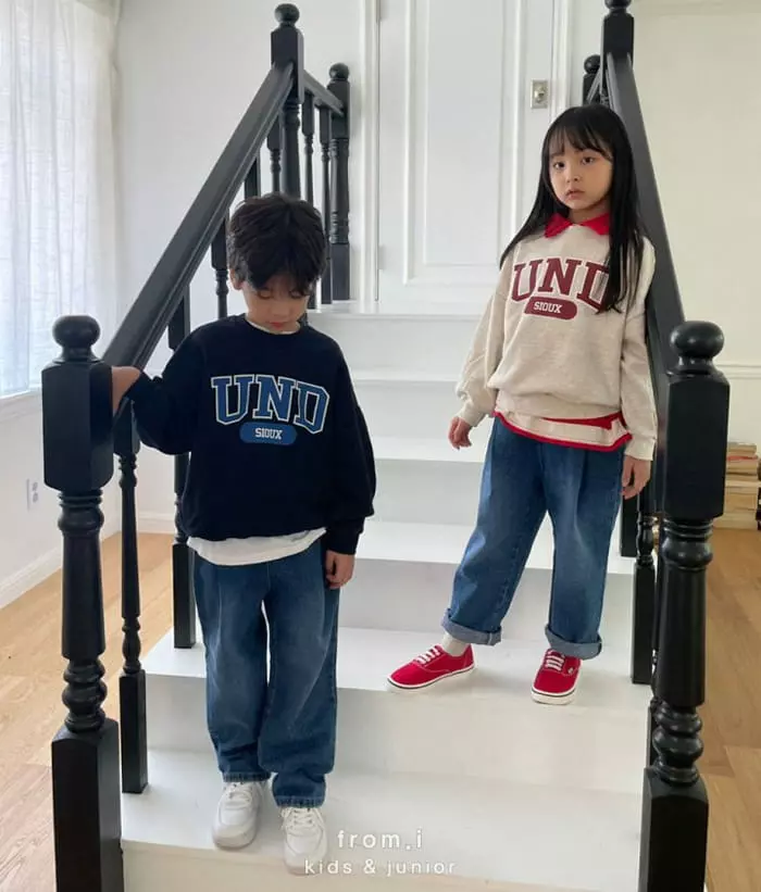 From I - Korean Children Fashion - #stylishchildhood - UND Sweatshirt - 3