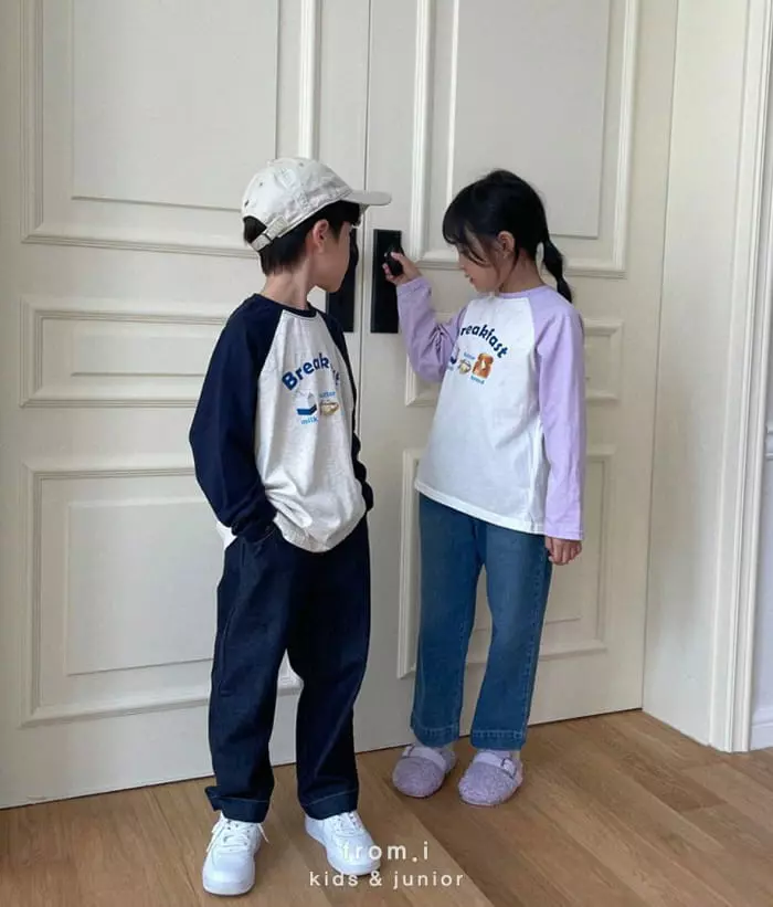 From I - Korean Children Fashion - #stylishchildhood - Breakfast Tee - 2