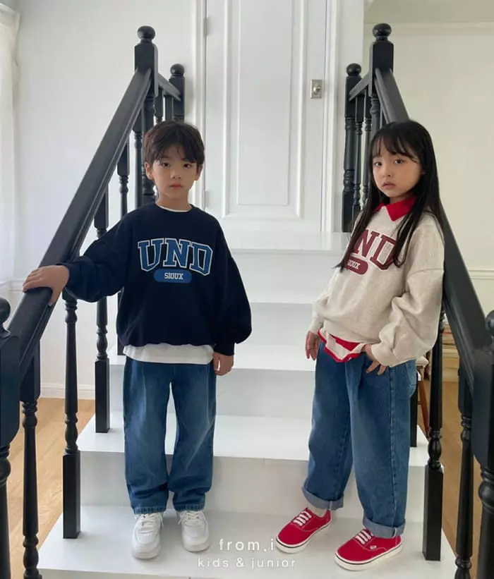 From I - Korean Children Fashion - #todddlerfashion - UND Sweatshirt