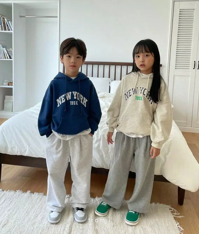 From I - Korean Children Fashion - #todddlerfashion - Newyork Hoody - 4