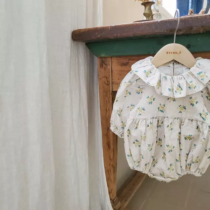 From J - Korean Baby Fashion - #babyboutique - Vely Frill bOdysuit - 9