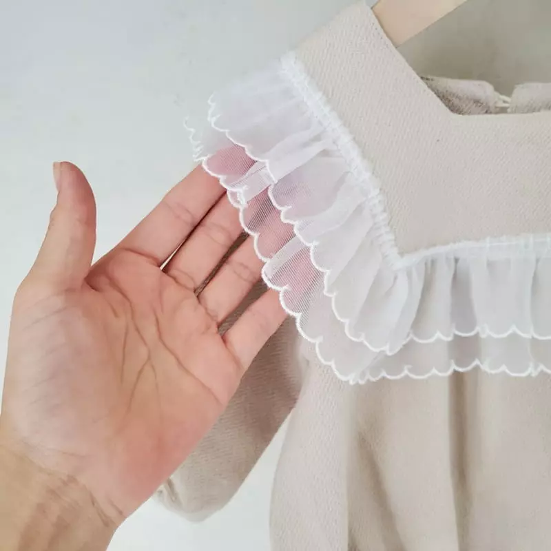 From J - Korean Baby Fashion - #babyboutique - Ami Frill bOdysuit - 9