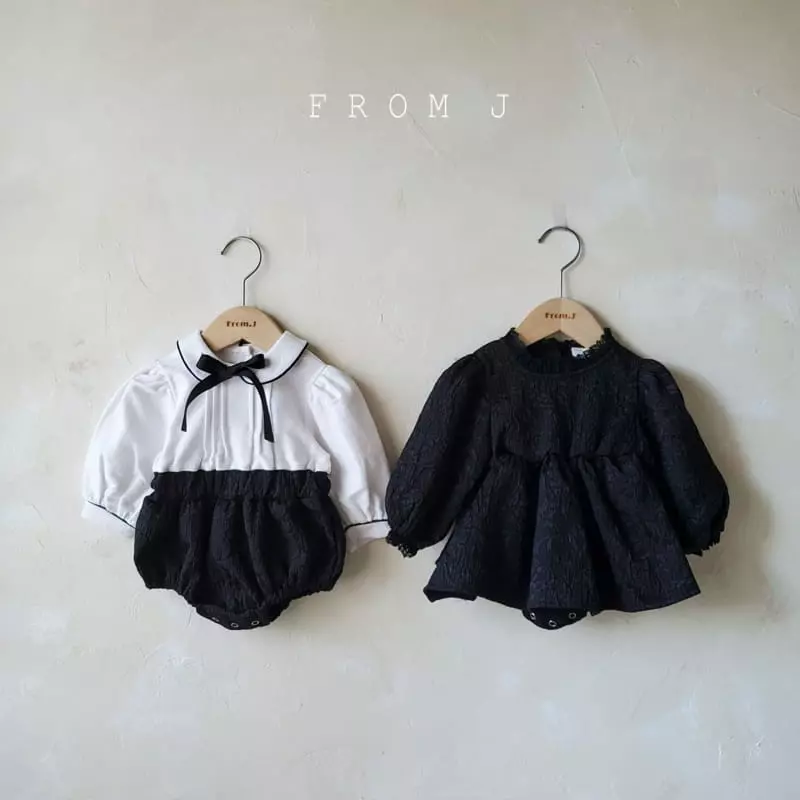 From J - Korean Baby Fashion - #babyboutiqueclothing - Pintuck Bodysuit - 8