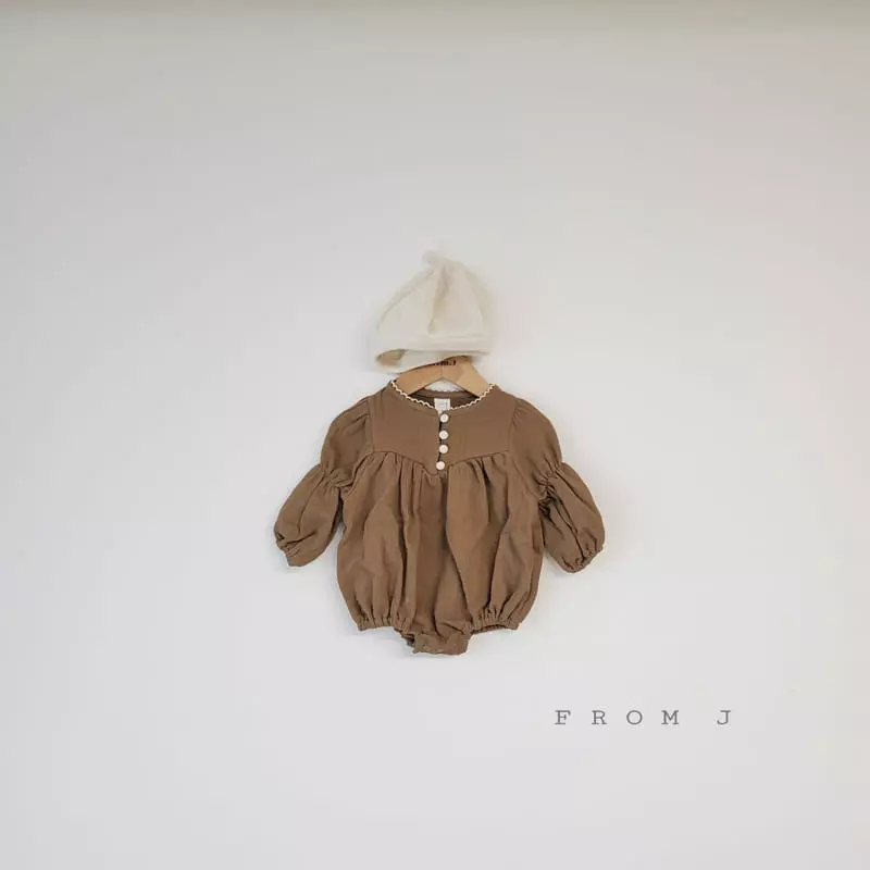 From J - Korean Baby Fashion - #babyboutiqueclothing - Bubble Bean Bodysuit