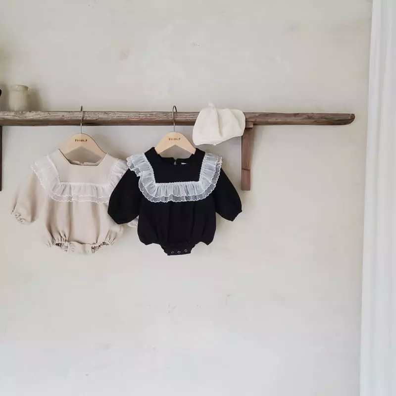 From J - Korean Baby Fashion - #babyboutiqueclothing - Ami Frill bOdysuit - 10