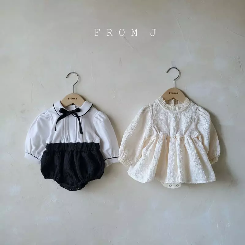 From J - Korean Baby Fashion - #babyclothing - Pintuck Bodysuit - 9