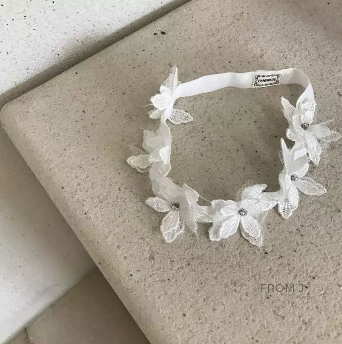 From J - Korean Baby Fashion - #babyboutiqueclothing - Flower Hairband - 4