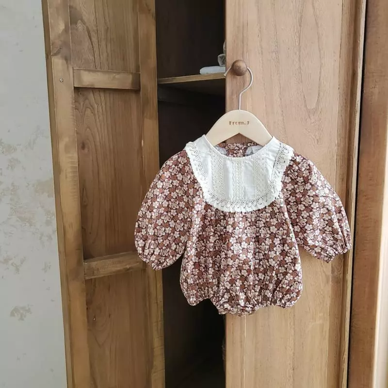From J - Korean Baby Fashion - #babyfashion - Daisy Flower Bodysuit - 5