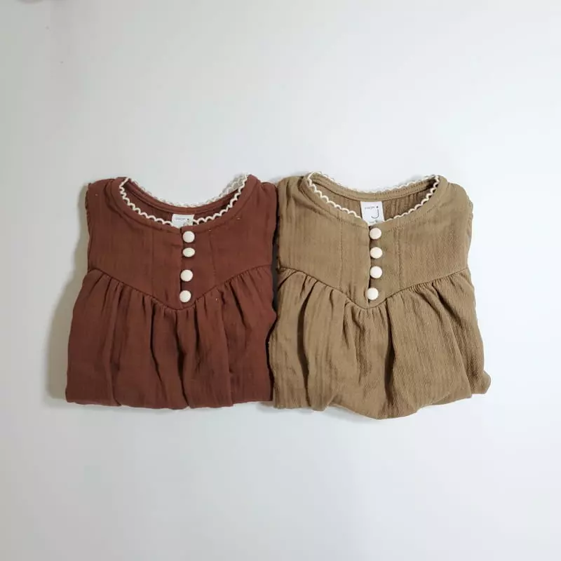 From J - Korean Baby Fashion - #babyfashion - Bubble Bean Bodysuit - 3