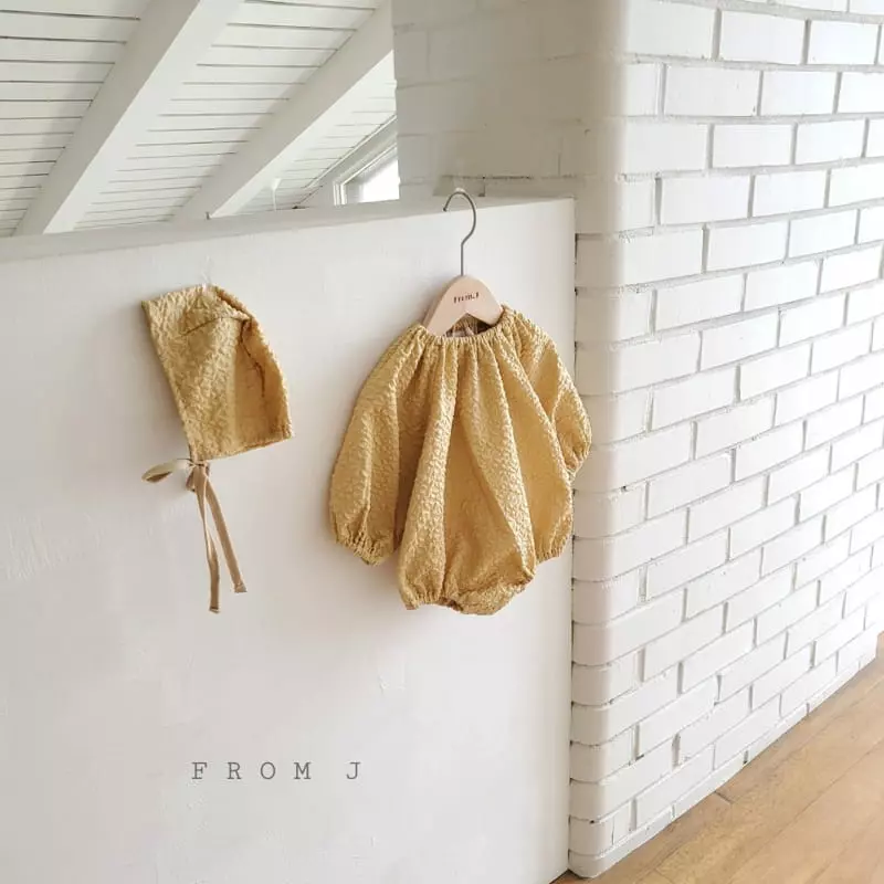 From J - Korean Baby Fashion - #babyfashion - Embo Balloon Bodysuit - 2