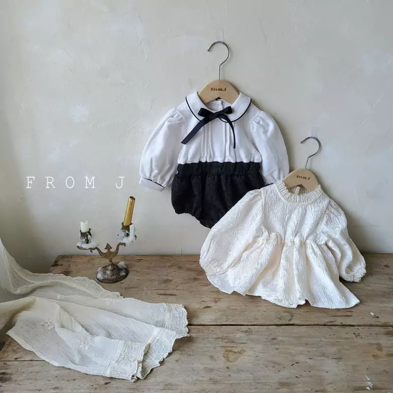From J - Korean Baby Fashion - #babyfever - Pintuck Bodysuit - 11