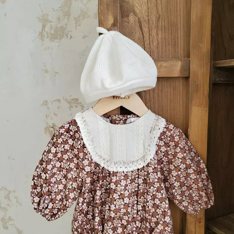 From J - Korean Baby Fashion - #babyfever - Daisy Flower Bodysuit - 6