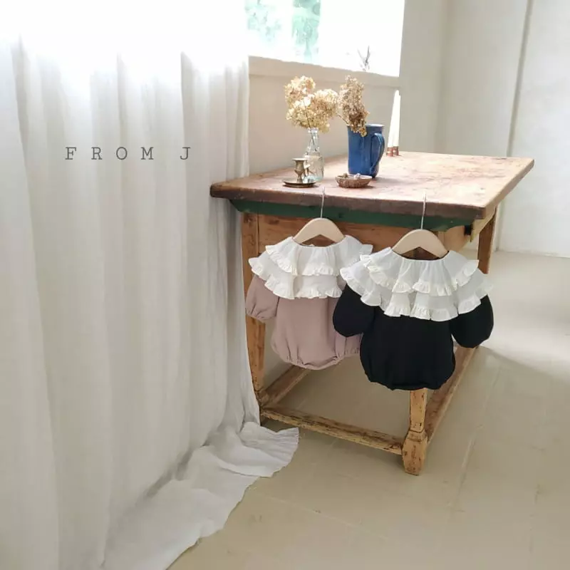From J - Korean Baby Fashion - #babygirlfashion - Twice Frill Bodysuit